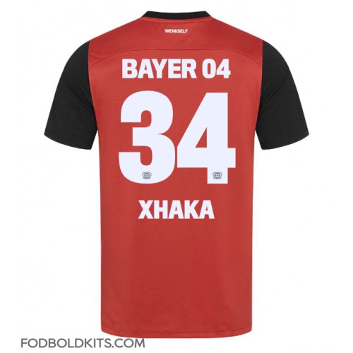 Bayer Leverkusen Granit Xhaka #34 Hjemmebanetrøje 2024-25 Kortærmet